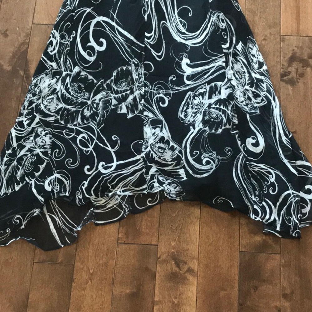 NWOT 100% Silk - Vintage Dress- Size 8 - Picture 2 of 6